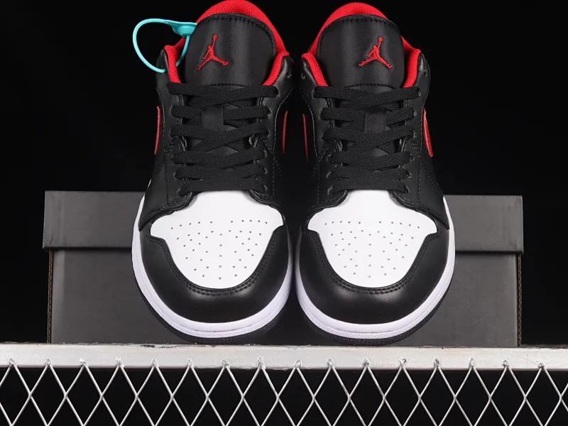 All categories Air Jordan Jordan series basketball shoes Air Jordan 1 Low Z version Air Jordan 1 Low "White Toe" AJ1 Joe 1 small black red toe low-top basketball shoes 553558-063